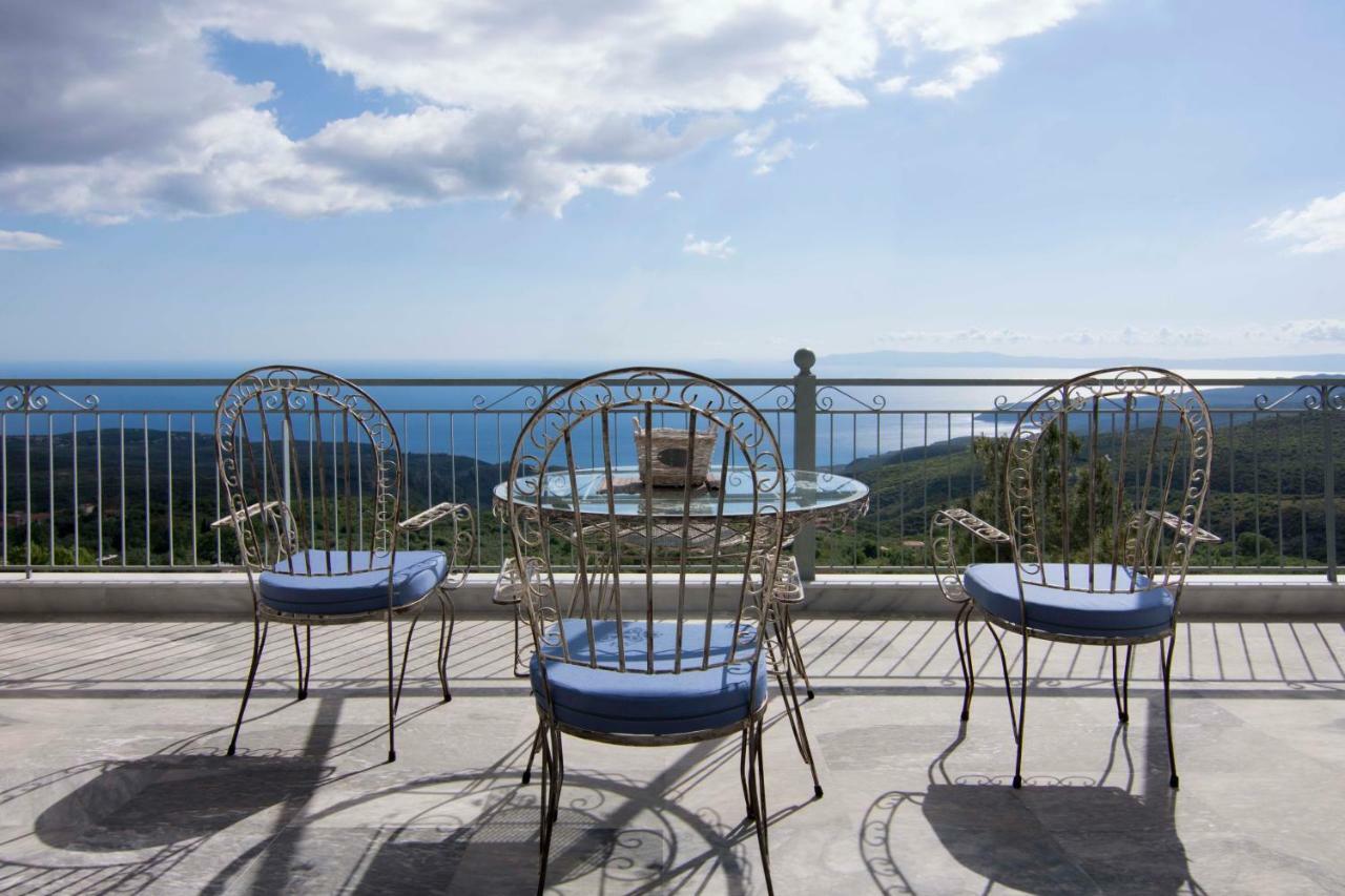 The Balcony Of Mani Villa Tseria Exterior photo
