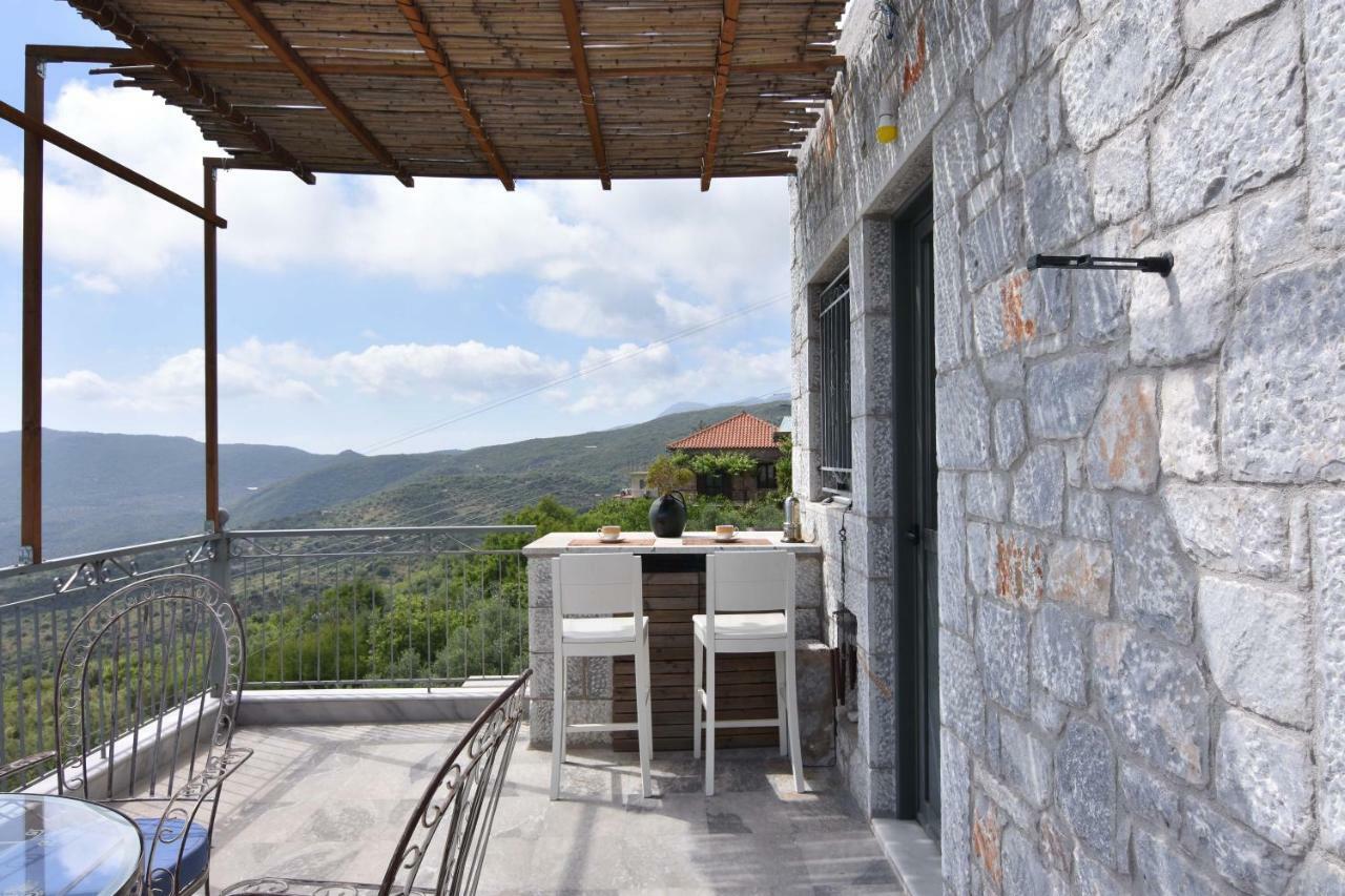 The Balcony Of Mani Villa Tseria Exterior photo